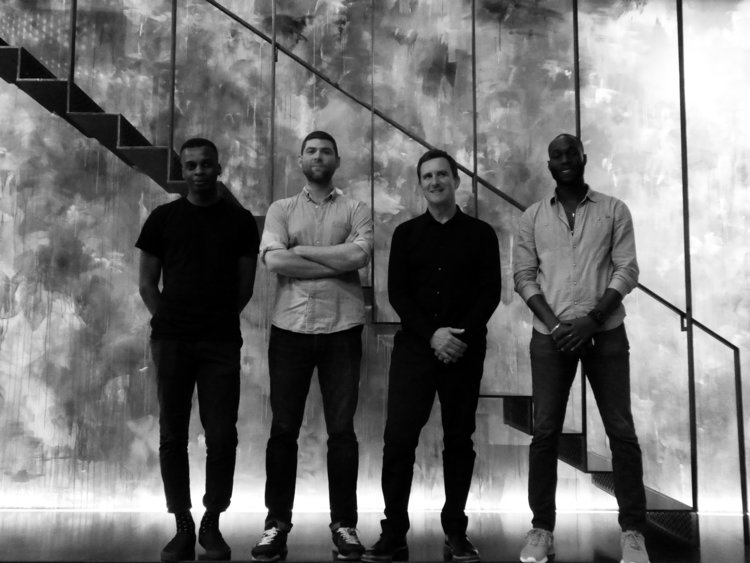 Nile Bridgeman, Josh Artus, Jonathan Goldstein and Samson Famusan